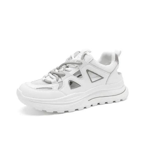 D Fuse SCANDINAVIA Туфли на плоской подошве Кэжуал Пляжные сандалии Женские