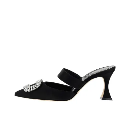 MANOLO BLAHNIK Быстросохнущие домашние тапочки для женщин