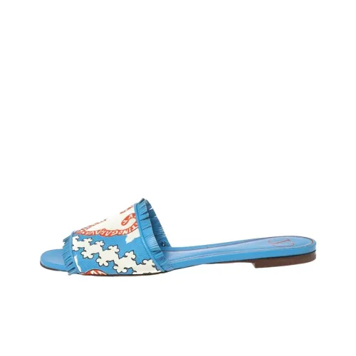 Valentino Резина Слипоны Женские Синие