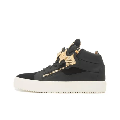 Giuseppe Zanotti GZ High Топ Стильные Скейтбординги Мужской Черный