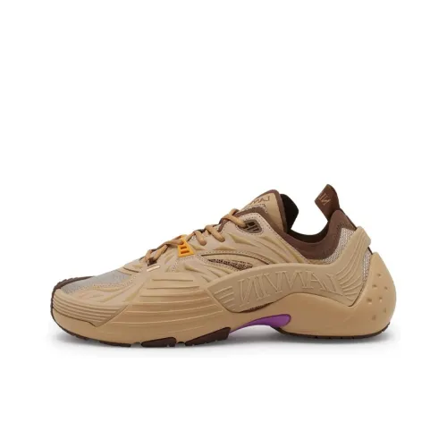 Lanvin Flash X противоскользящий низкий топ спортивная повседневная обувь мужская CAMEL