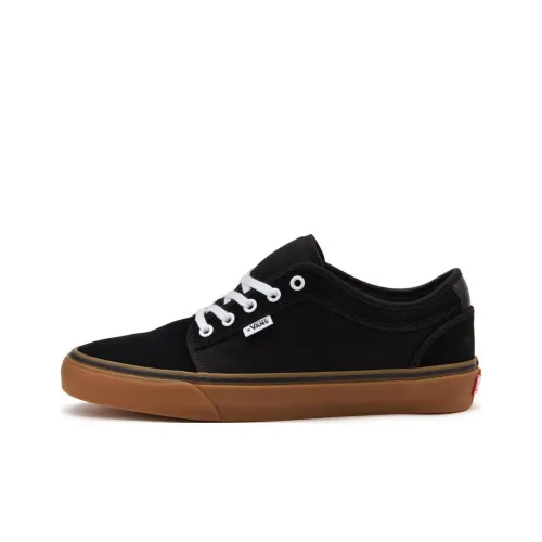 Vans Skate Chuker Row Low Топ Кроссовки для скейтбординга Унисекс Черный Коричневый