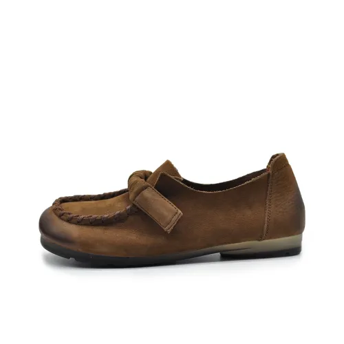 ARTMU Женские повседневные туфли Low Top Светло-коричневые Женские