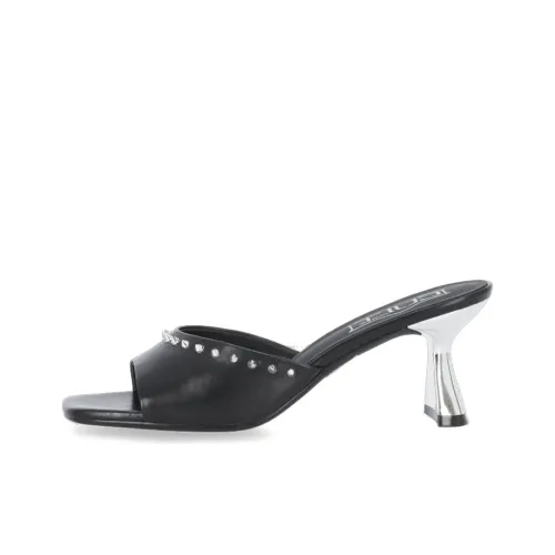 CULT GAIA Слипоны 7 см Женские Черные