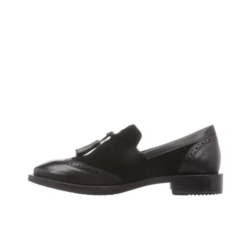 Ecco Женские повседневные туфли Low Top Черные Женские