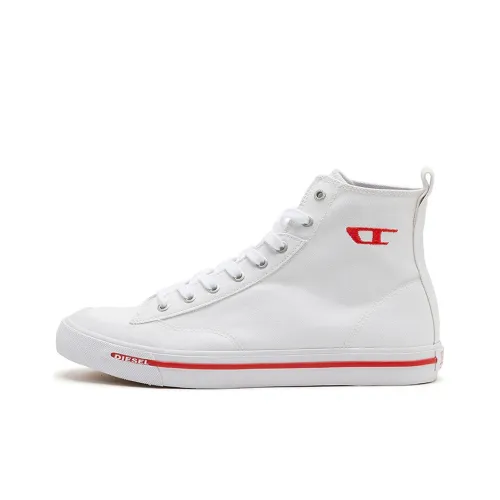 DIESEL Высокие Кроссовки для скейтбординга Мужские Белые