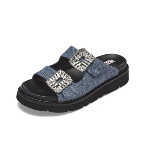 73Hours Слипоны Женские Blue