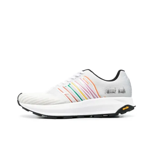 Paul Smith Низкий Топ Спортивная Повседневная Обувь Мужская Белый Оранжевый Зеленый