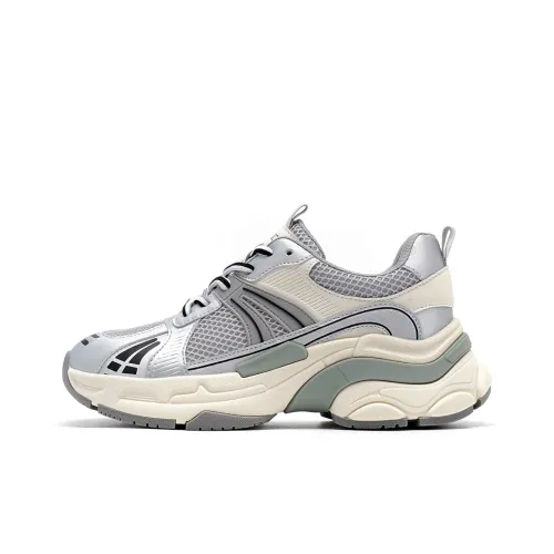 HARSON Низкий топ массивные кроссовки 6,5 см женские