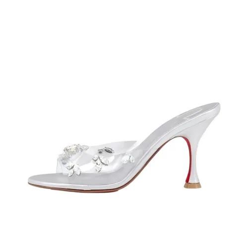 CL Слипоны Женские Серебряные