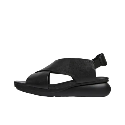 CAMPER One Ремешок Сандалии 5,1 см Женские Черные