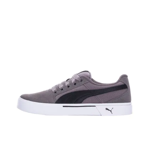 PUMA C REY C REY Slip-resistant Abrasion-resistant Low Top Skateboard Shoes Black Gray PUMA C REY C REY Противоскользящие Износостойкие Низкие Кроссовки для скейтбординга Черный Серый