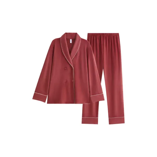 Xuan Liang Pajama Комплект Женский Темно-Красный