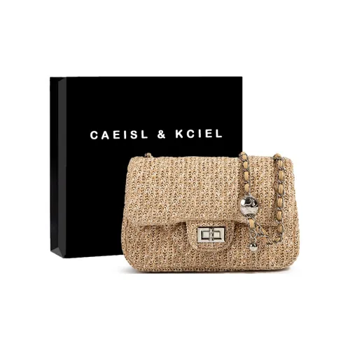 CAEISL&KCIEL Сумки через плечо Соломенное плетение Коричневый Женские