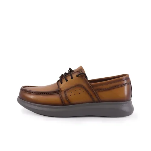 TRANOI Мужские повседневные туфли Low Top Светло-коричневые Мужские