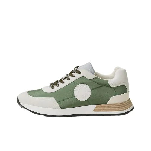 HERMES Низкий топ Спортивная повседневная обувь Мужской Зеленый