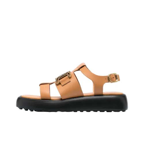 TOD'S One Ремешок Сандалии Женские Умбра