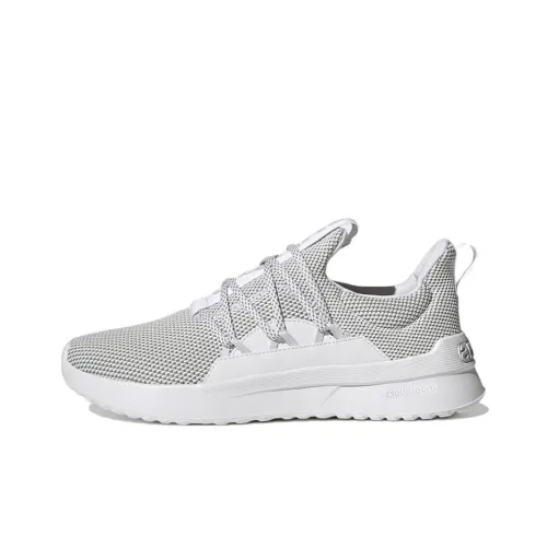 Adidas Lite Racer Adapt 5,0 Нижняя юбка Устойчивая к истиранию Легкий Низкий Топ Повседневный Мужской Белый Серый