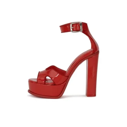 Alexander McQueen One Ремень Сандалии Женские Красные