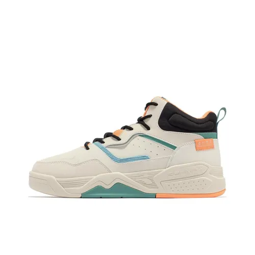 361° Термический Slip-resistant и устойчивый к истиранию Высокий топ Скейтборд Кроссовки Бежево-черный