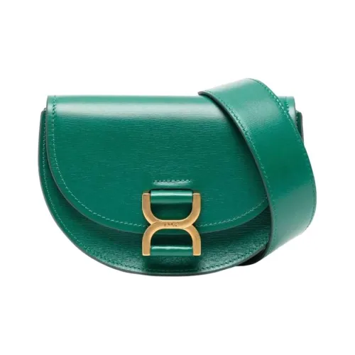 Chloe Marcie Smooth Calfskin Сумка через плечо Женская Amber Green