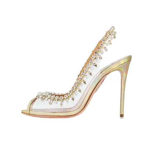 AQUAZZURA one Ремень Сандалии Золотой Женские