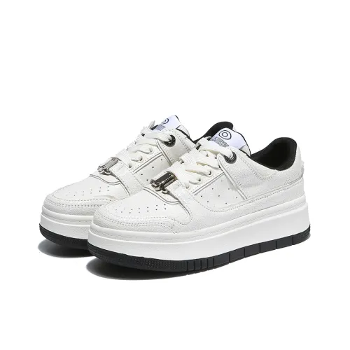 BDED Slip-resistant Амортизация Дышащий Увеличение Высоты Низкие Кроссовки для Скейтбординга Женские Белые