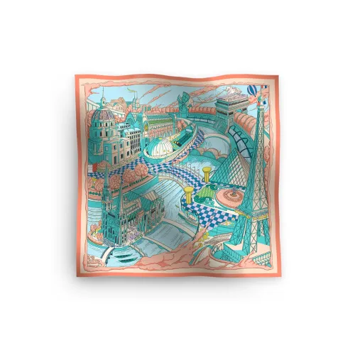 WENSLI Шелковые шарфы для женщин