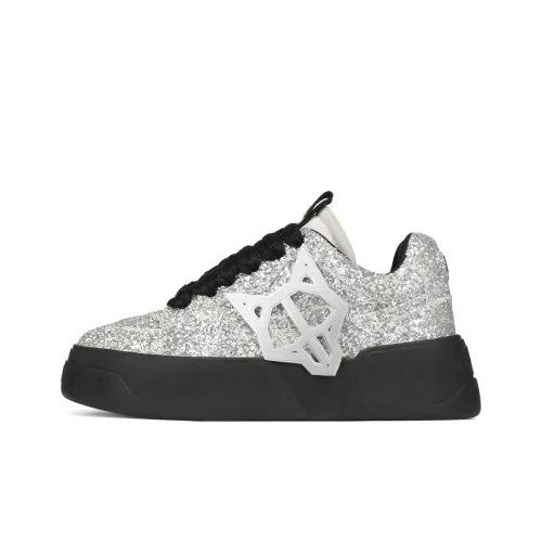 Naked Wolfe Kosa Низкий Топ Стильный Скейтбординг Мужской Серебряный