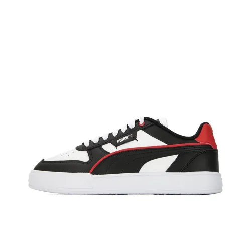 PUMA CAVEN DIME CAVEN DIME Low Топ Кроссовки для скейтбординга Унисекс Белый Черный Красный
