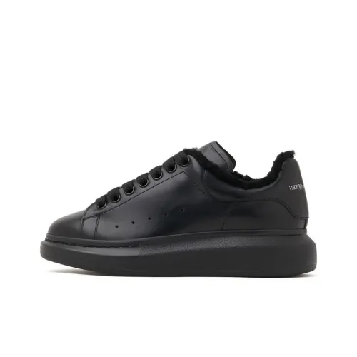 Alexander McQueen Oversized Sneaker Low Топ Стильные Скейтбординги Мужской Черный