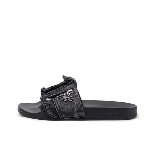 DIESEL Слипоны Мужские Черные
