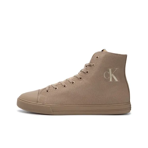 CKJ CALVIN KLEIN JEANS Высокие кроссовки для скейтбординга мужские коричневые