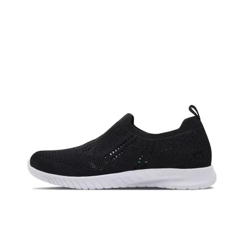 Skechers Wave Lite Low Top Спортивная Повседневная Обувь Женская Черная
