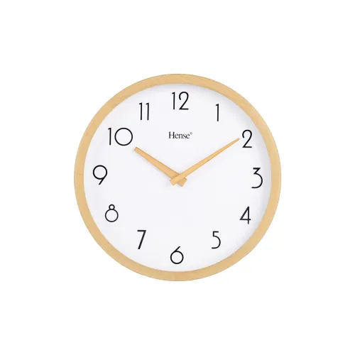 HENSE Стена Часы Гостиная Кварцевый механизм Дом Спальня Стена Монтированные Кварцевые Часы Унисекс Белый циферблат HW21
