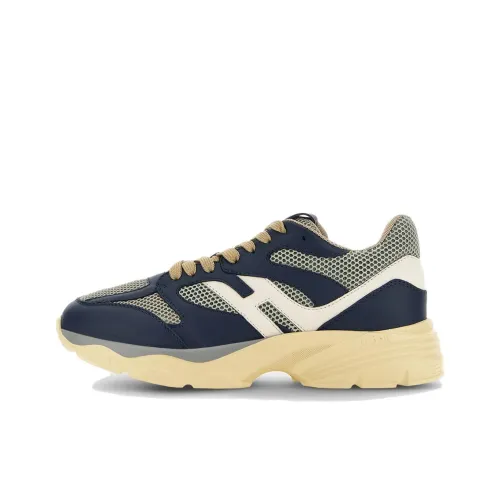 HOGAN H665 Low Топ Повседневная обувь Мужская Синяя Серый Белая