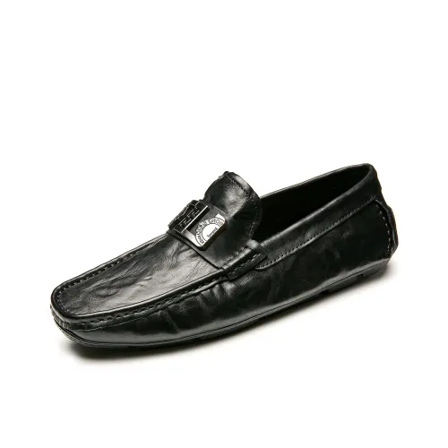 Brounvanm Лоферы с резиновым подошвой Мужской Черный