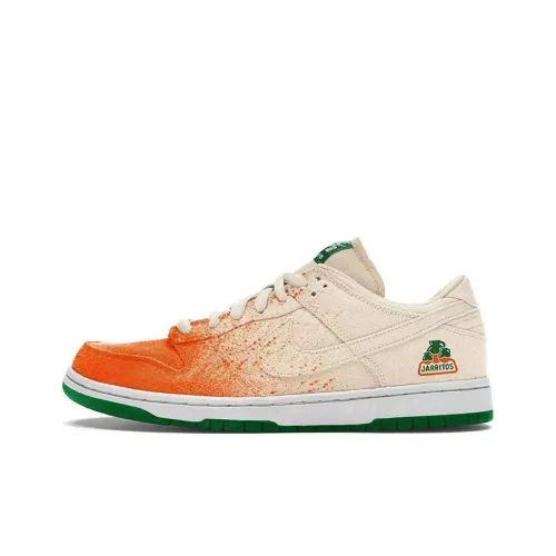Jarritos x Nike SB Dunk Low Slip Resistant Abrasion Resistant Low Top Скейтборд Кроссовки Мужские Бежево-Оранжевые