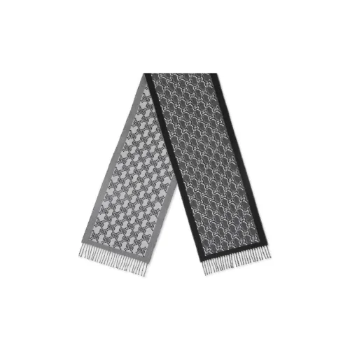 GUCCI Шерсть Вязаные Шарфы Унисекс Серый