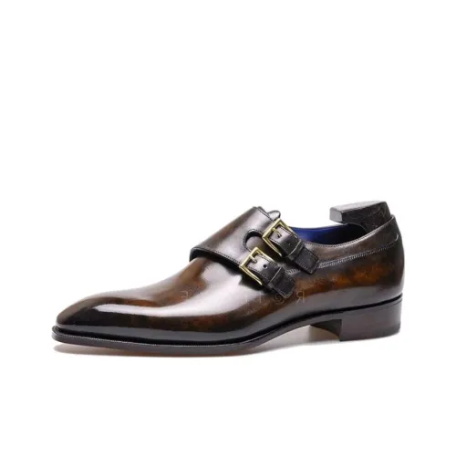 GAZIANO GIRLING Повседневные кожаные туфли Low Топ Smokey Criollo Patina Мужской