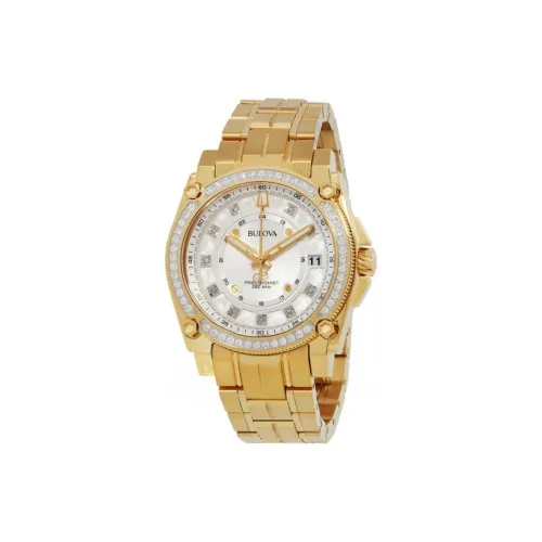 BULOVA Icon Collection Мужские часы Кварцевый механизм Ремешок из нержавеющей стали 40 мм Серебристый циферблат