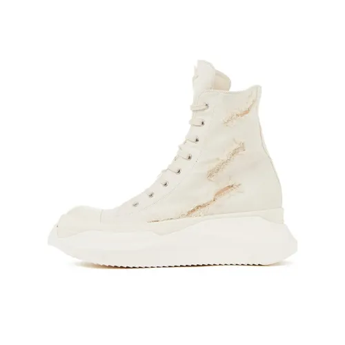 RICK OWENS High Top Canvas Shoes Men's
