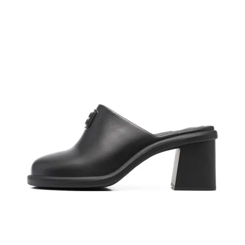 MIU MIU Домашние тапочки Женские Черные