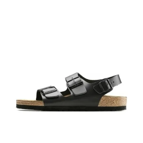 Birkenstock Milano Пляжные сандалии Мужские Черные Стандартные