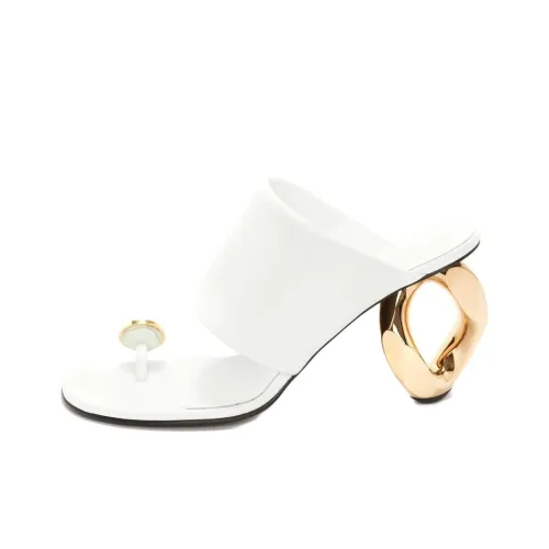 JW Anderson Шлепанцы Женские Белые