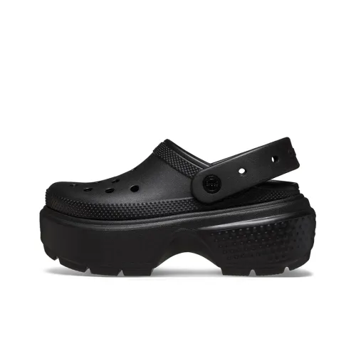 Crocs Stomp Sabo 5,5cm Унисекс Черный