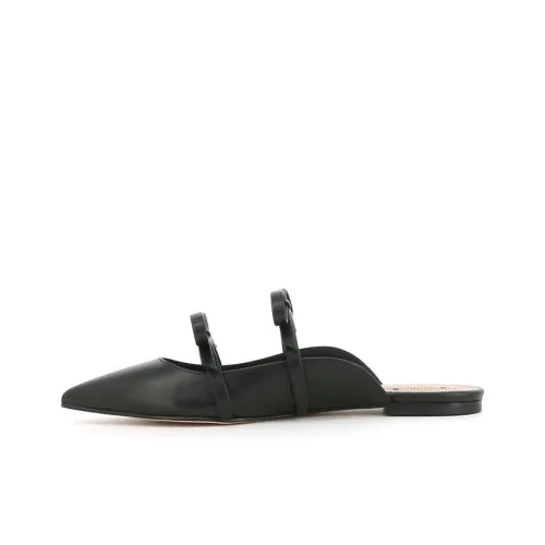 RED VALENTINO Домашние тапочки Женские Черные