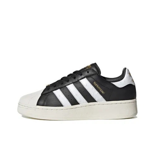 Adidas Originals SUPERSTAR XLG Low Топ Скейтборд Кроссовки Унисекс Черный Белый
