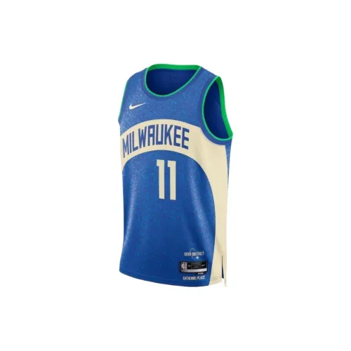 NBA Milwaukee Bucks SWINGMAN Fan Edition Баскетбольная Джерси Унисекс Синий