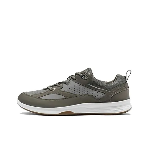 Ecco Casual Низкий Топ Армейский Зеленый Мужской